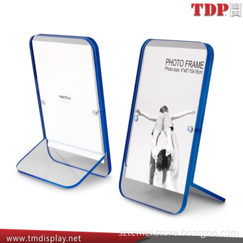 2016 wholesale stylish home decoration magnetic clear 4 x 6 acrylic photo frame